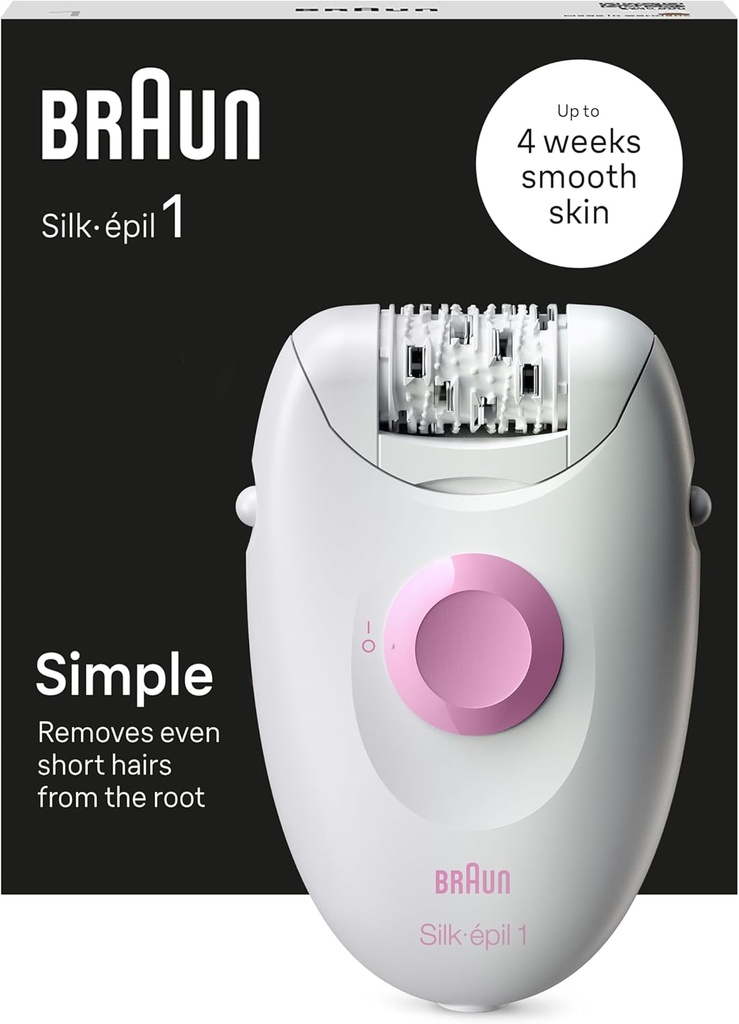 BRAUN DEPILADORA SILK 1-010 CON CABLE