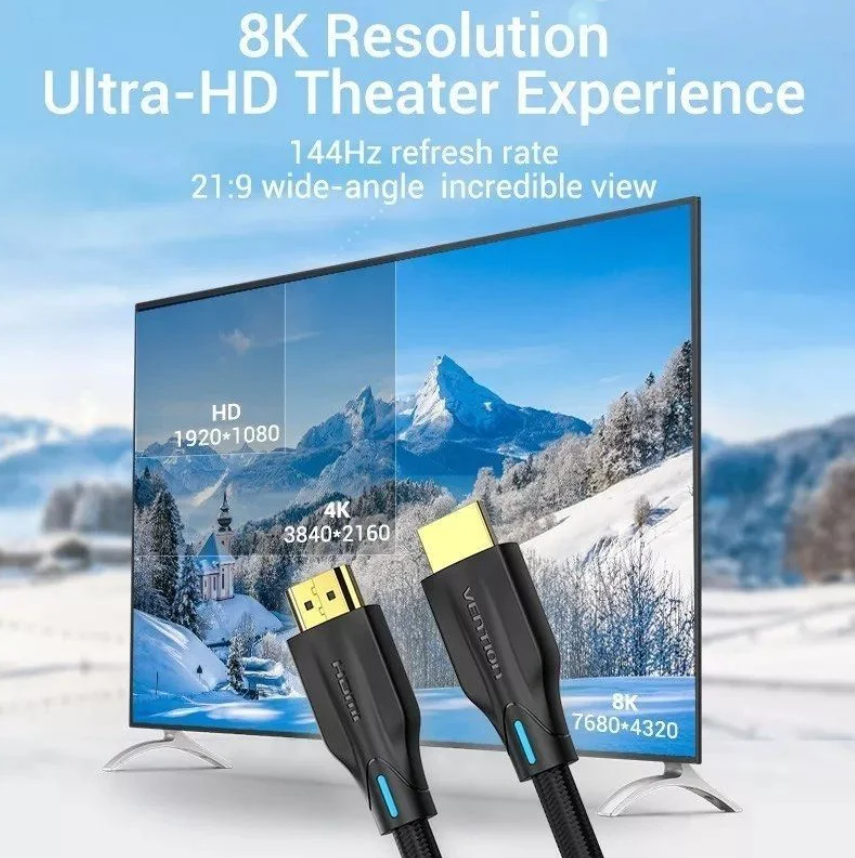 VENTION  CABLE HDMI (MACHO) - HDMI (MACHO) (copia)