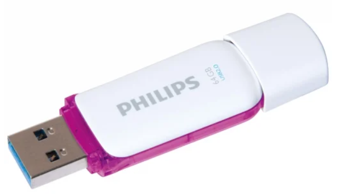 PHILIPS PENDRIVE PURPLE 64GB