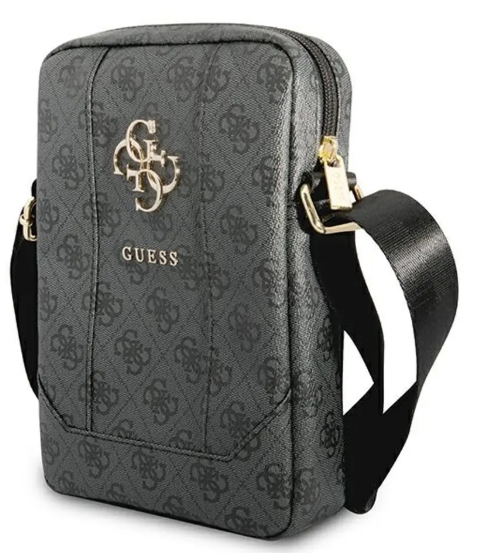 GUESS BANDOLERA 8 4G METAL LOGO GRIS