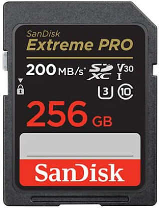 SANDISK EXTREME PRO SDXC 256GB