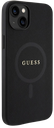 GUESS CARCASA SAFFIANO MAGSAFE IPHONE 15 PLUS NEGRO