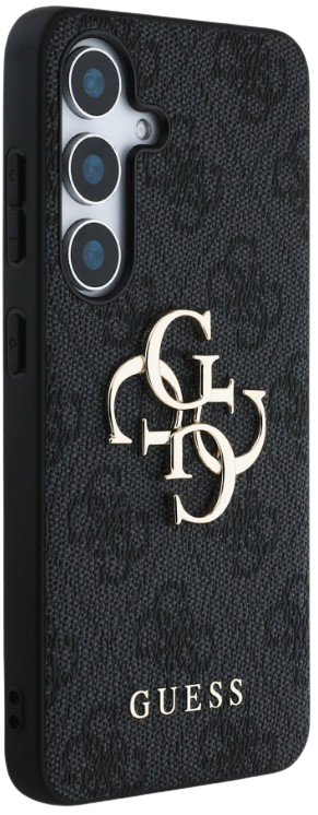 GUESS CARCASA 4G METAL LOGO SAMSUNG GALAXY S25 PLUS NEGRO