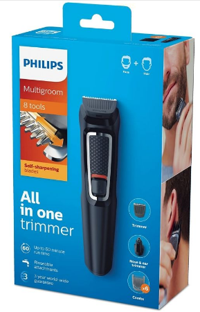 PHILIPS CORTAPELOS HC3525/15 CON CABLE 2 ACCESORIOS (copia)