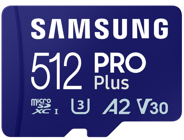 SAMSUNG TARJETA MICRO SD PRO PLUS 512GB MICRO SDXC 180MBs