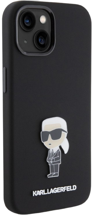 KARL LAGERFELD CARCASA CHOUPETTE PIN IPHONE 16 PLUS NEGRO (copia)