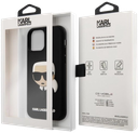 KARL LAGERFELD CARCASA 3D HEAD IPHONE 12/12 PRO NEGRO
