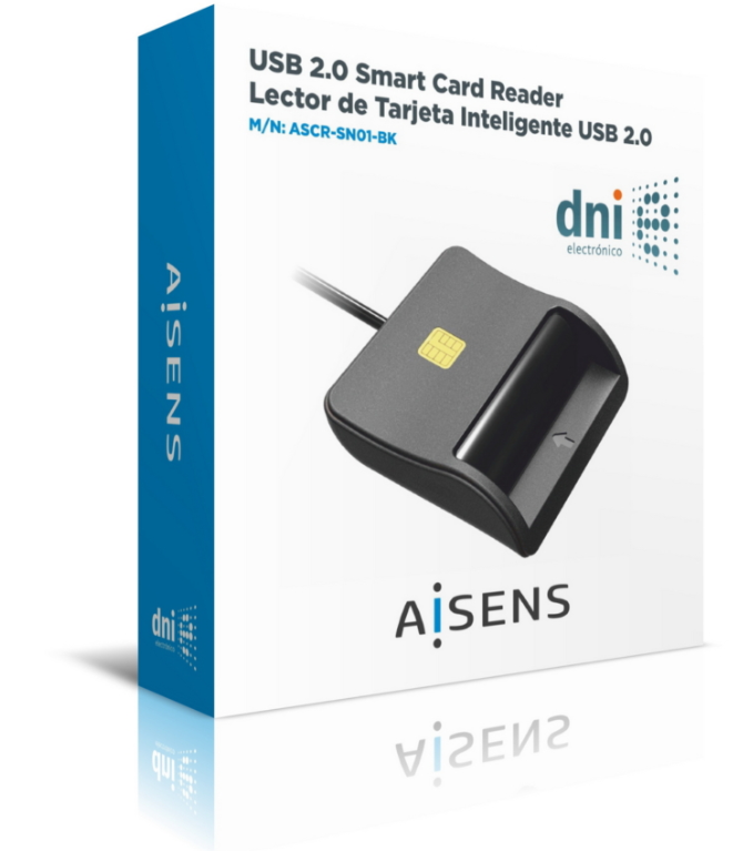 AISENS LECTOR DNI ELECTRONICO USB