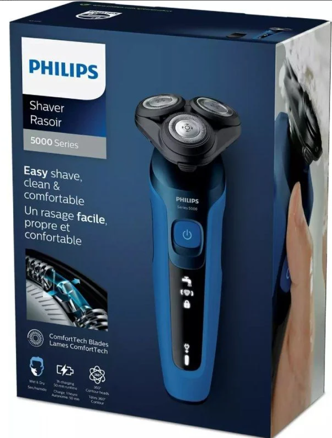 PHILIPS AFEITADORA S5466/17 CON BATERIA 2 ACCESORIOS