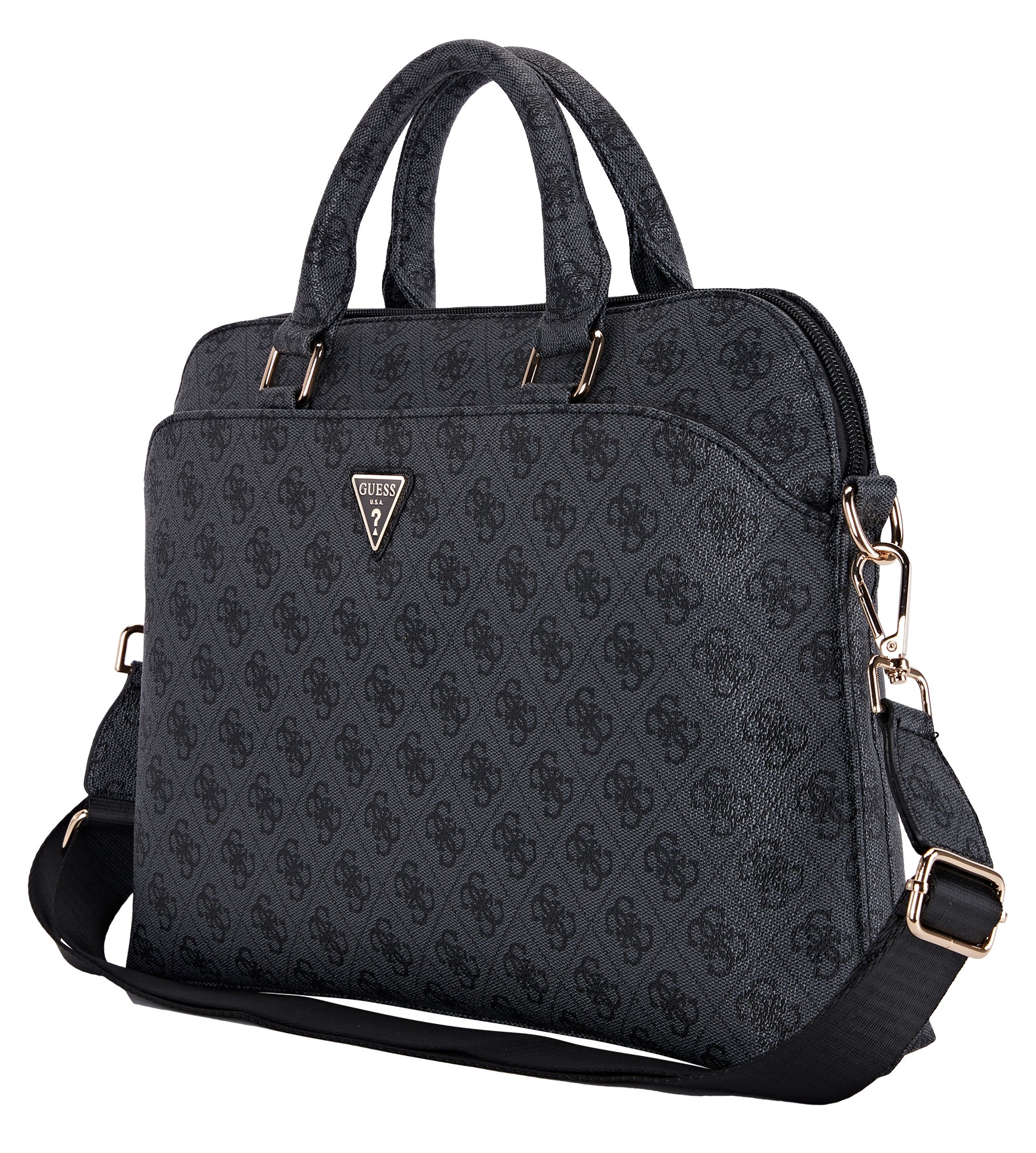GUESS MALETIN 4G ZIPPER PORTATILES 15" NEGRO