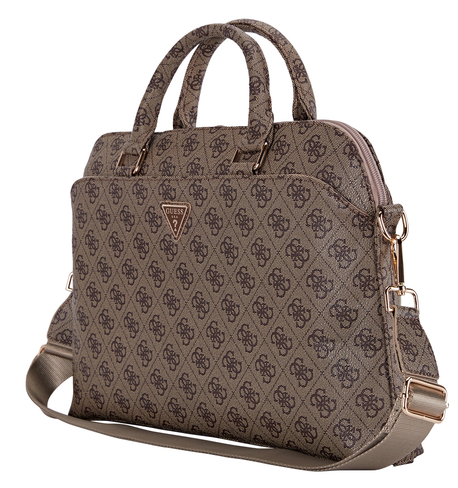 GUESS MALETIN 4G ZIPPER PORTATILES 15" MARRON