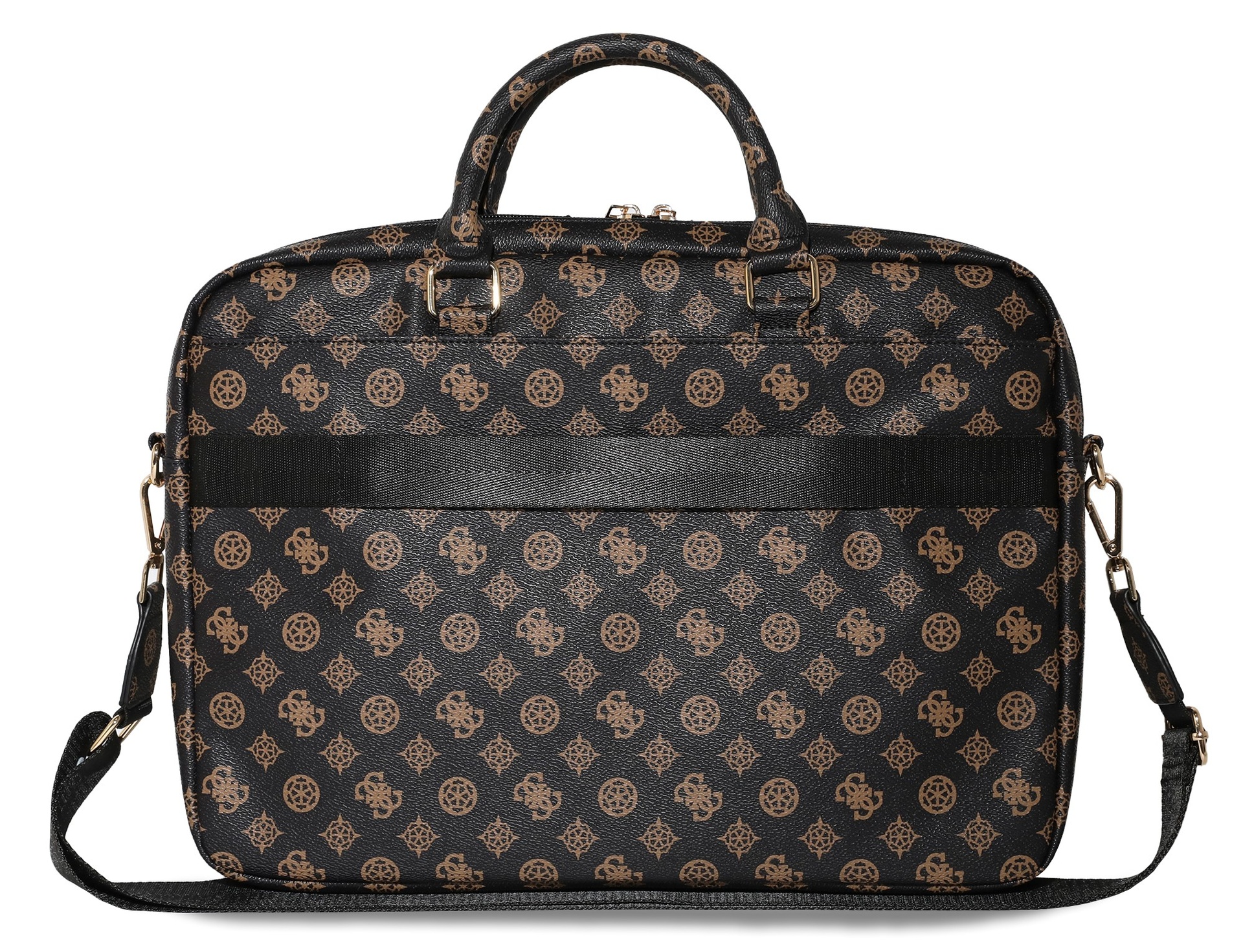 GUESS MALETIN PEONY ZIPPER PORTATILES 16" NEGRO