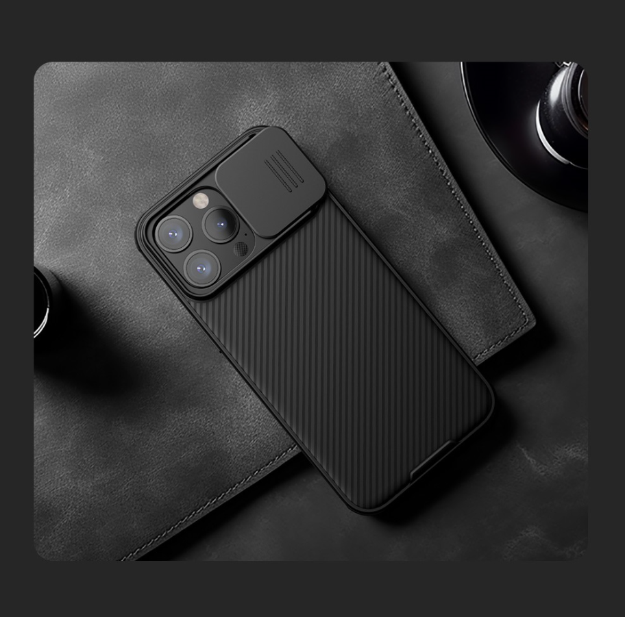 NILLKIN CARCASA CAMSHIELD IPHONE 15 PRO MAX NEGRO