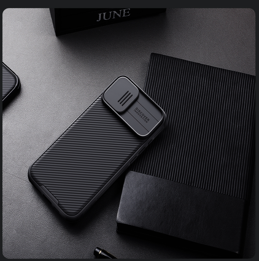 NILLKIN CARCASA CAMSHIELD IPHONE 16 NEGRO