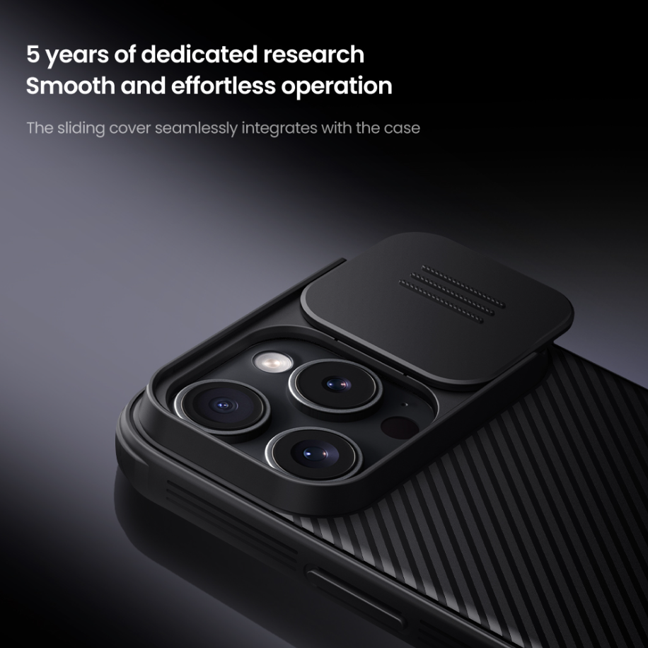 NILLKIN CARCASA CAMSHIELD IPHONE 16 PRO NEGRO