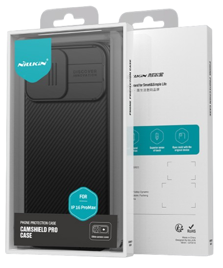 NILLKIN CARCASA CAMSHIELD IPHONE 16 PRO NEGRO