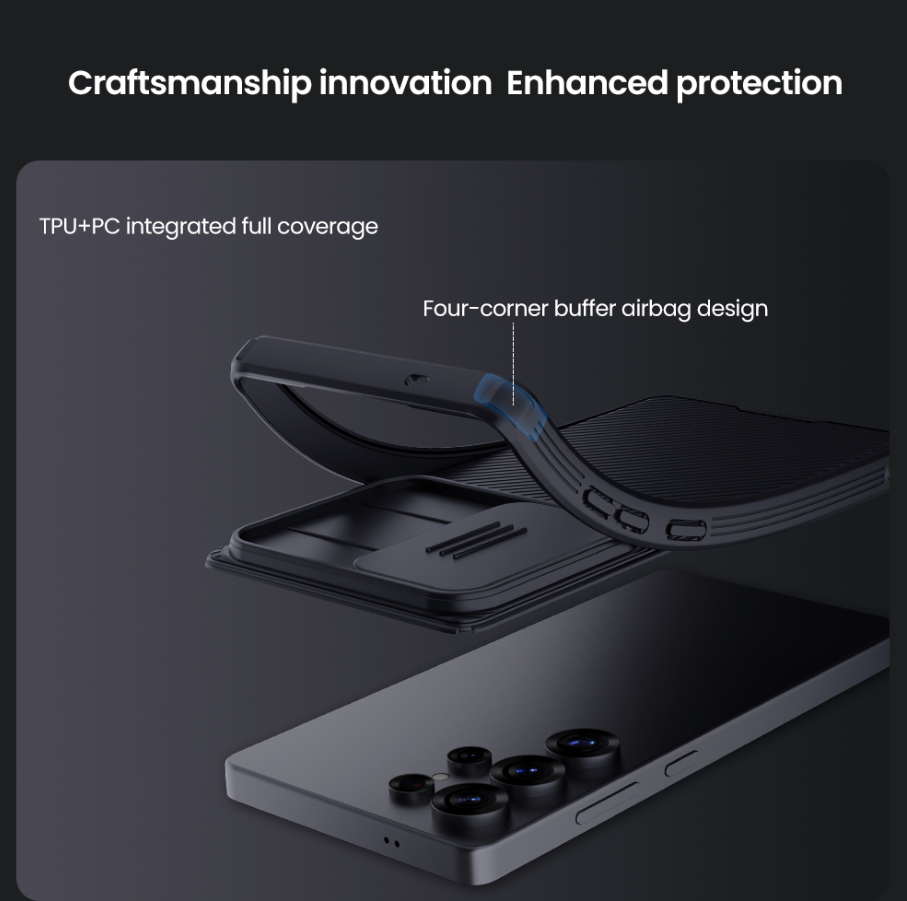 NILLKIN CARCASA CAMSHIELD SAMSUNG GALAXY S25 ULTRA NEGRO