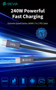 DEVIA CABLE EXTREME TIPO C - TIPO C PD 240w 2M