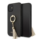 GUESS carcasa 'SAFFIANO' IPhone 11 PRO NEGRO con anillo