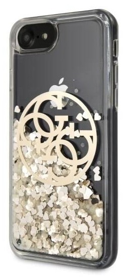 GUESS CARCASA CIRCLE LOGO IPHONE 8/7/6/6s/SE 2020 ORO