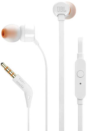 JBL AURICULAR TUNE T110 BLANCO