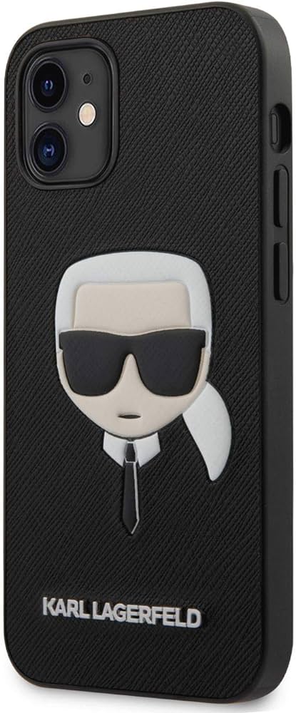 KARL LAGERFELD CARCASA K.HEAD IPHONE 12 MINI NEGRO