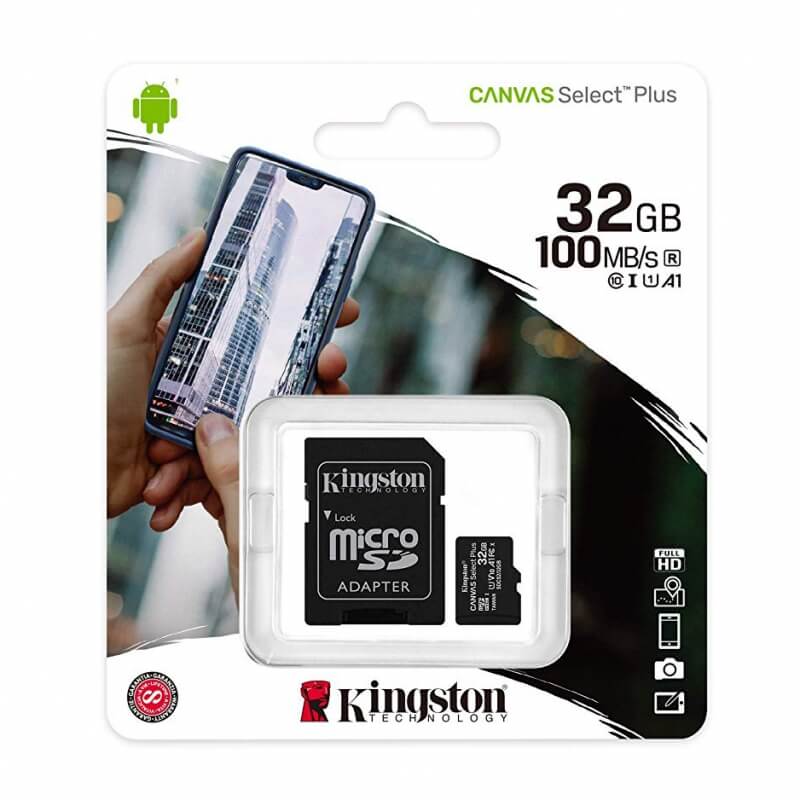 KINGSTON  TARJETA MEMORIA MICRO SD 32GB