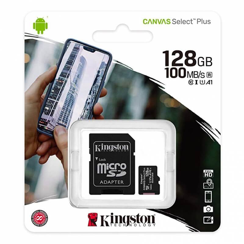 KINGSTON  TARJETA MEMORIA MICRO SD 128GB