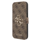 GUESS FUNDA METAL LOGO IPHONE 13 PRO MARRON