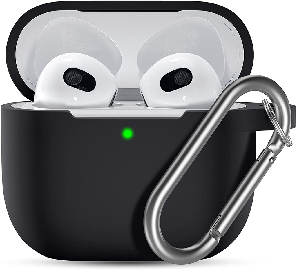 DEVIA FUNDA SILICONA AIRPODS 3GEN. NEGRO