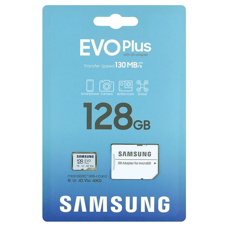 SAMSUNG TARJETA MICRO SD UHS-3 128GB CLASE 10 160MBs