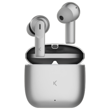 KSIX AURICULARES INALAMBRICOS METEOR PLATA