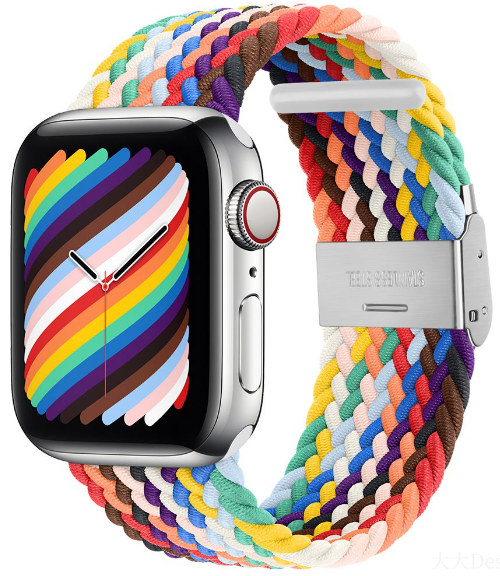 DEVIA CORREA NAYLON BRAIDED SPORT4 APPLE WATCH 38/40/41mm RAINBOW