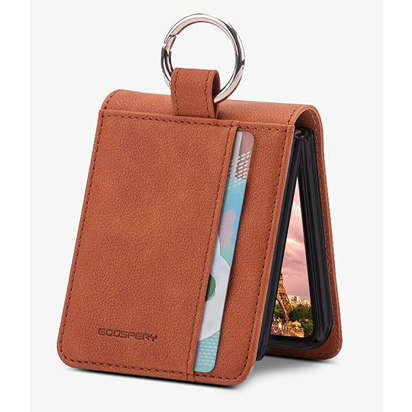 GOOSPERY funda DIARY GALAXY Z FLIP 4 MARRON
