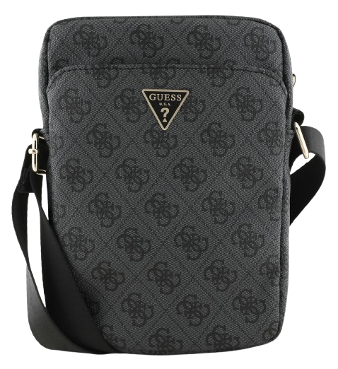 GUESS BANDOLERA 8" 4G TRIANGLE LOGO GRIS