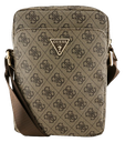 GUESS BANDOLERA 8" 4G TRIANGLE LOGO MARRON