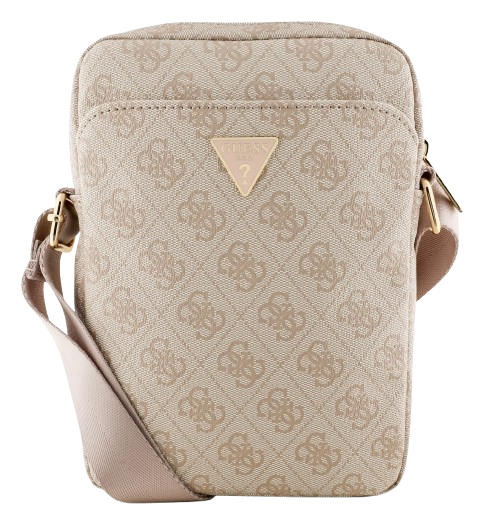 GUESS BANDOLERA 8" 4G TRIANGLE LOGO ROSA