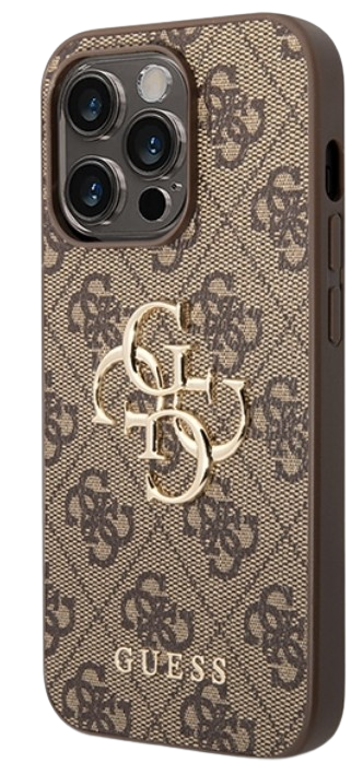 [GUHCP16L4GMGBR] GUESS CARCASA 4G BIG LOGO IPHONE 16 PRO MARRON
