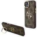GUESS CARCASA 4G SOPORTE CAMARA IPHONE 15 MARRON