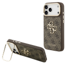 GUESS CARCASA 4G SOPORTE CAMARA IPHONE 17 PRO MAX MARRON