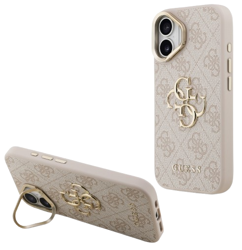 GUESS CARCASA 4G SOPORTE CAMARA IPHONE 17 ROSA