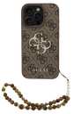 GUESS CARCASA 4G STRAP IPHONE 16 PRO MAX MARRON