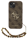 GUESS CARCASA 4G STRAP IPHONE 17e/16e MARRON