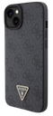 GUESS CARCASA 4G TRIANGLE STRASS IPHONE 15 NEGRO
