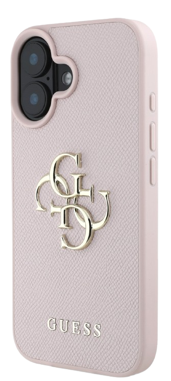 [GUHCP16SPGT4MBP] GUESS CARCASA GRAINED 4G IPHONE 16 ROSA