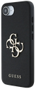 GUESS CARCASA GRAINED 4G IPHONE 17e/16e NEGRO