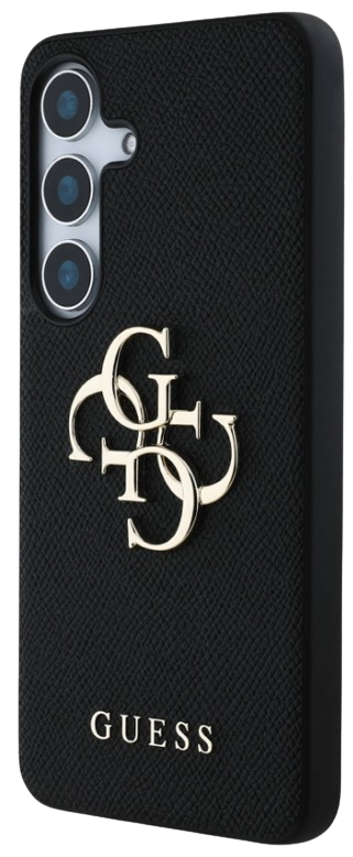[GUHCS25SPGT4MBK] GUESS CARCASA GRAINED 4G SAMSUNG GALAXY S25 NEGRO