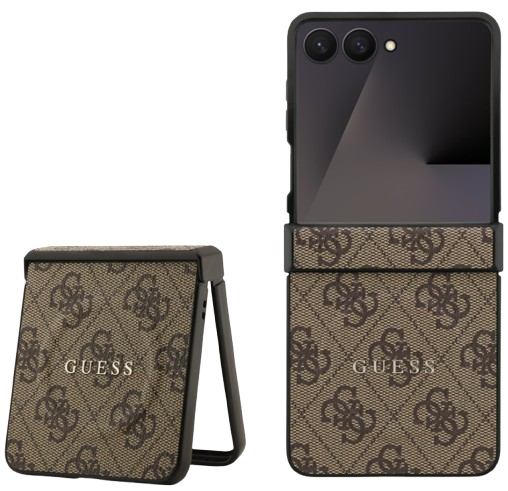 GUESS CARCASA MAGSAFE 4G SAMSUNG Z FLIP 7 MARRON