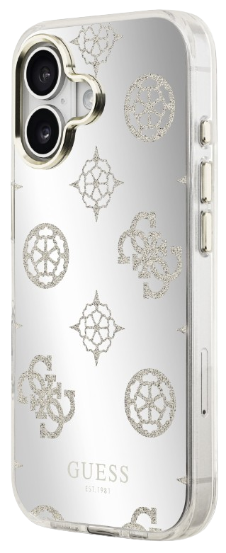 [GUHMP16SHMRPOGDG] GUESS CARCASA MAGSAFE MIRROR GLITTER IPHONE 16 DORADO