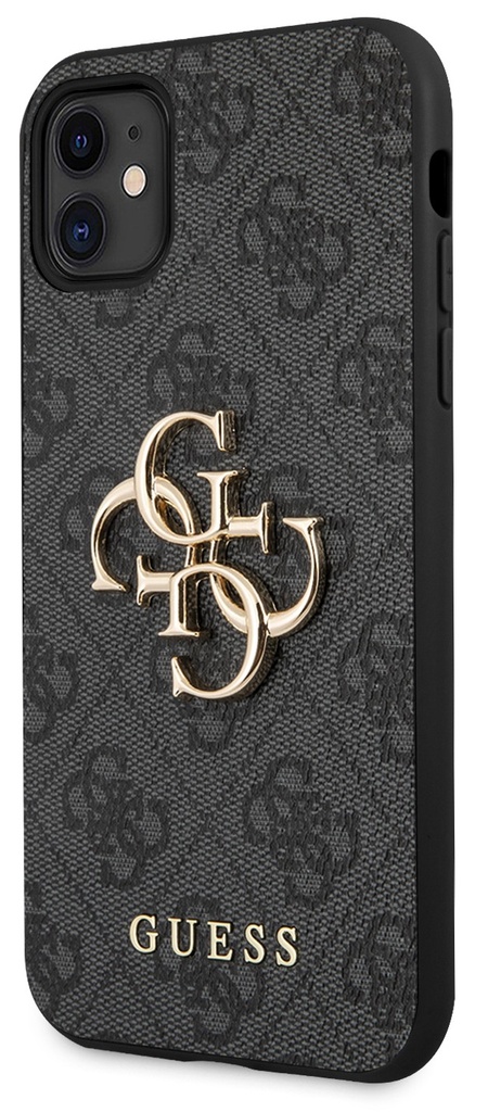 [GUHCN614GMGGR] GUESS CARCASA METAL LOGO IPHONE 11 GRIS